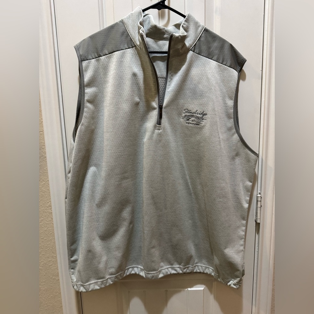 Grey Antigua Golf Vest